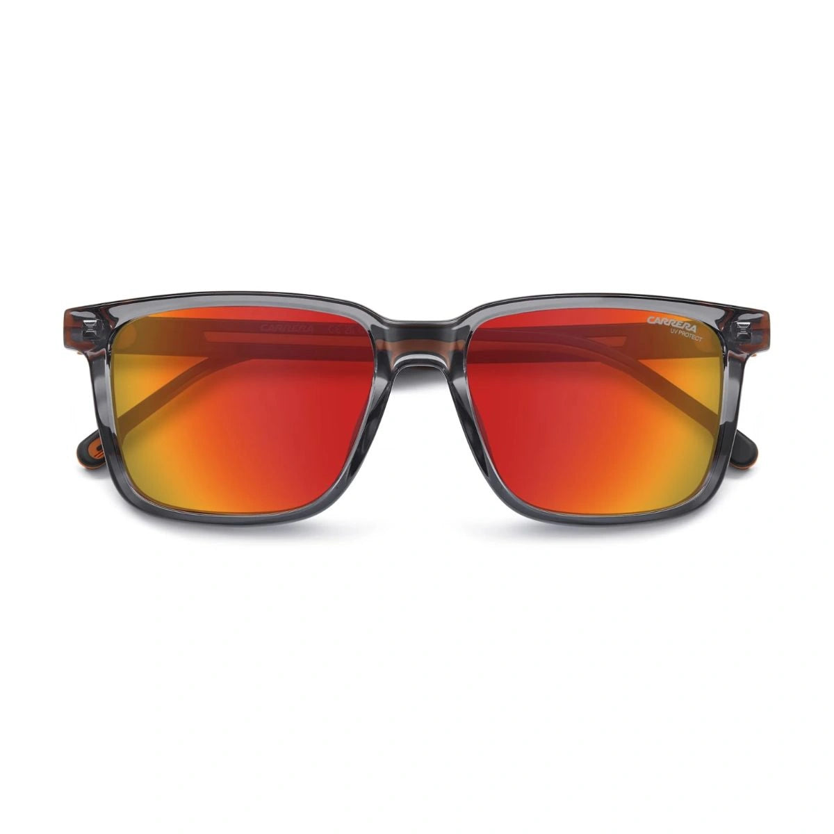 Carrera Men Grey Orange Lens Premium Luxury Goggles