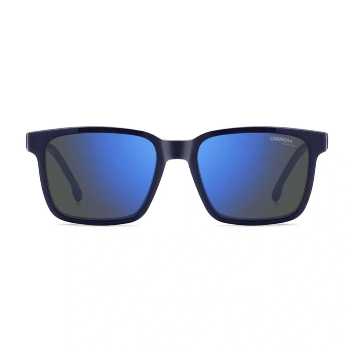 Authentic Carrera 8069 CS clip-on sunglasses with polarized blue lenses
