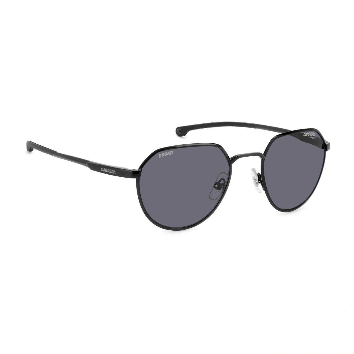Carrera Ducati black metal frame sunglasses with UV protection lenses