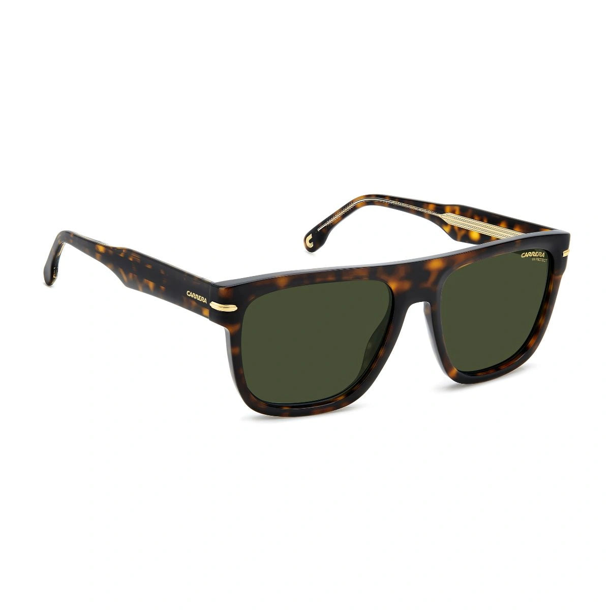 Luxury Carrera Havana acetate sunglasses with UV protection