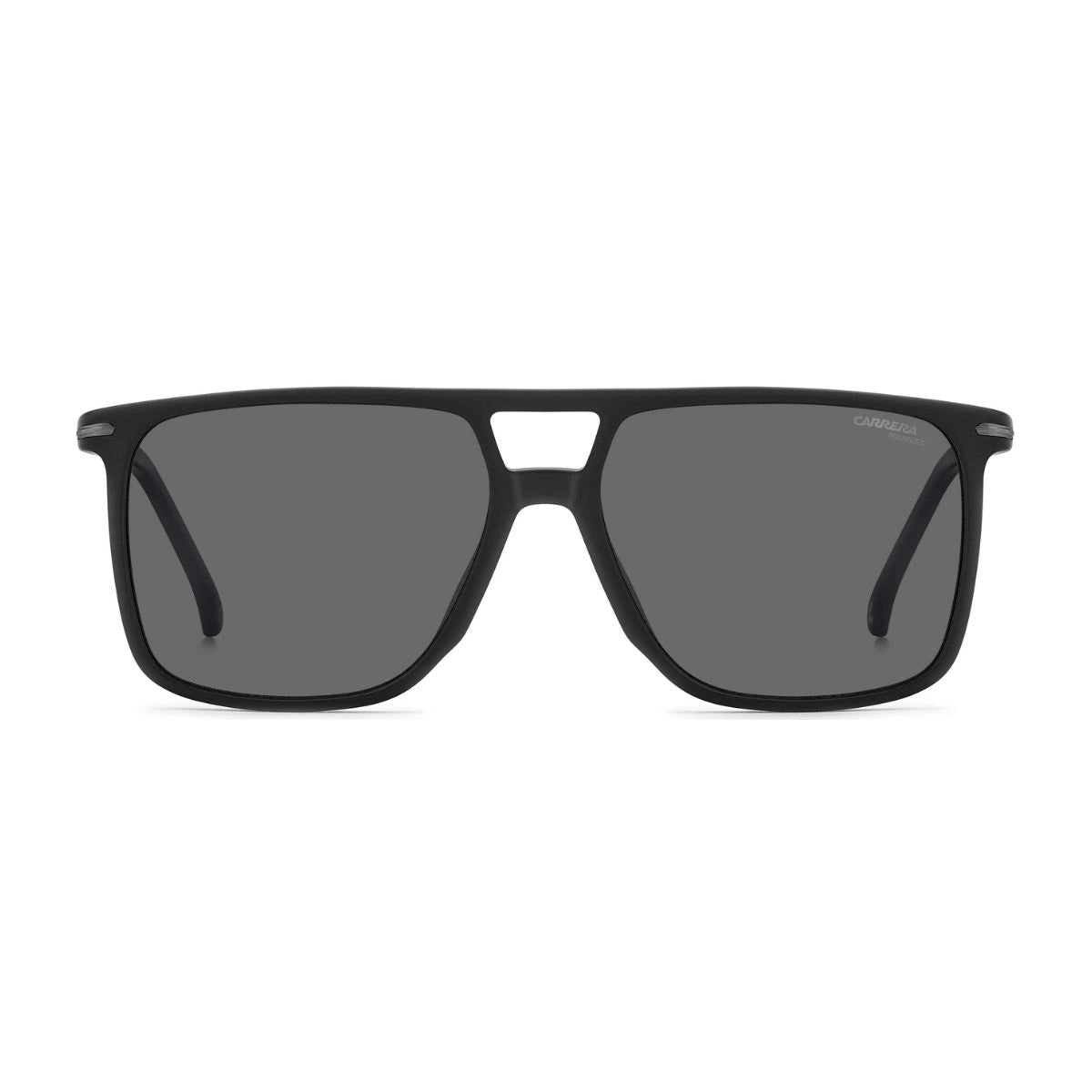 Carrera 366S Men Matte Black Polarized Square Sunglasses