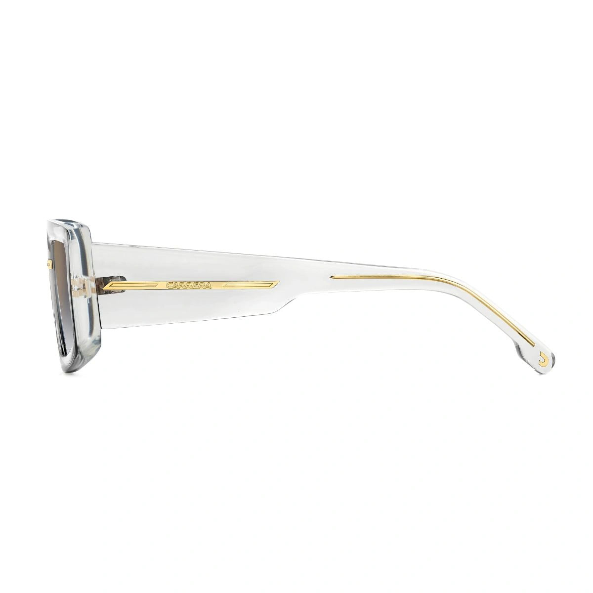 Luxury Carrera rectangular sunglasses with gradient mirror lenses