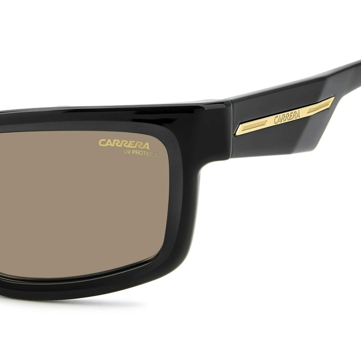 Premium Carrera sunglasses with signature gold-tone bridge detail