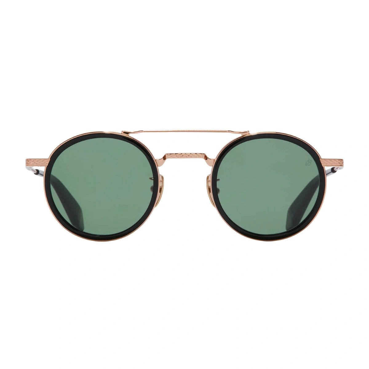 Cutler & Gross Breitling Chrono BRLT 0002 Round Titanium Sunglasses Green