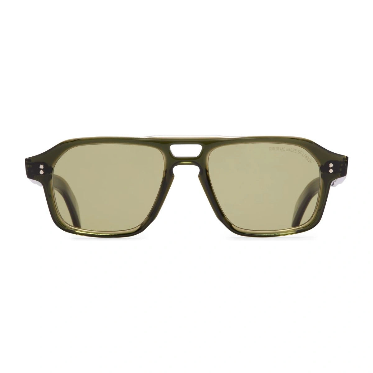 Cutler & Gross CGSN GR15 03 olive sunglasses at Optorium