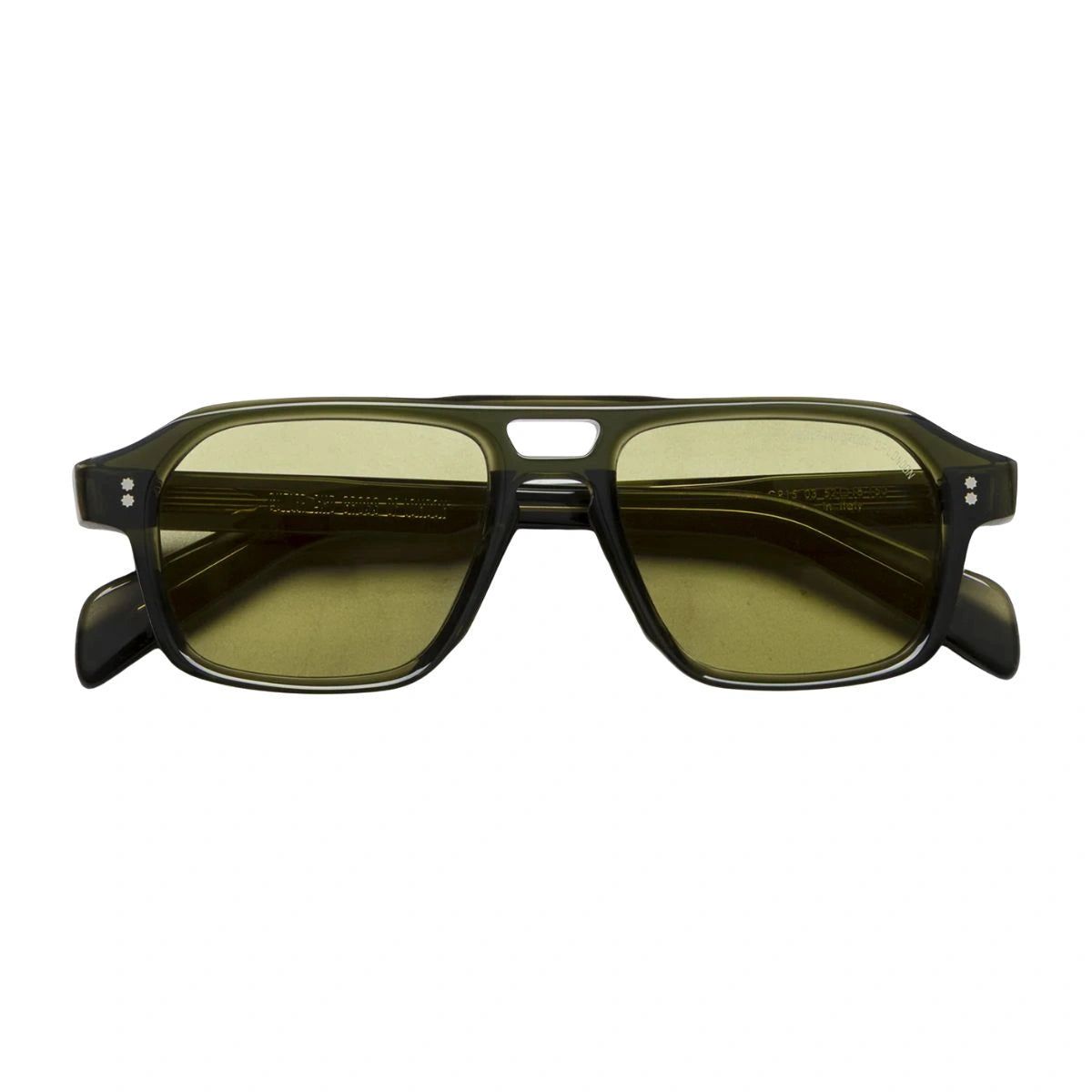 Cutler and Gross stylish olive colour sunglasses at Optorium