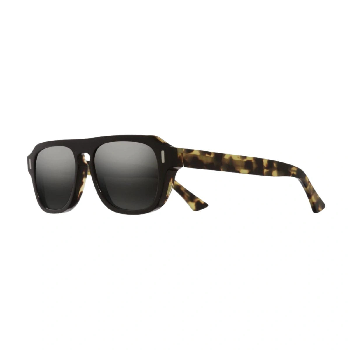 Cutler & Gross black Havana aviator luxury sunglasses for men