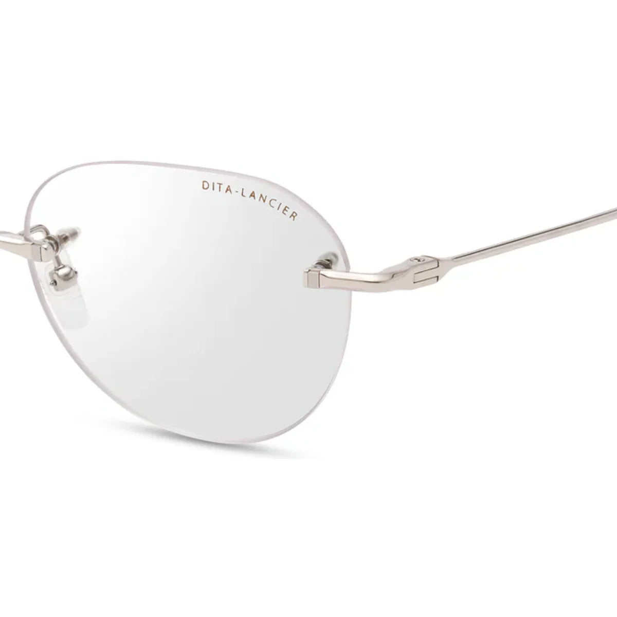 Dita Lancier unisex prescription rimless eyewear DLX121 A 05 at Optorium
