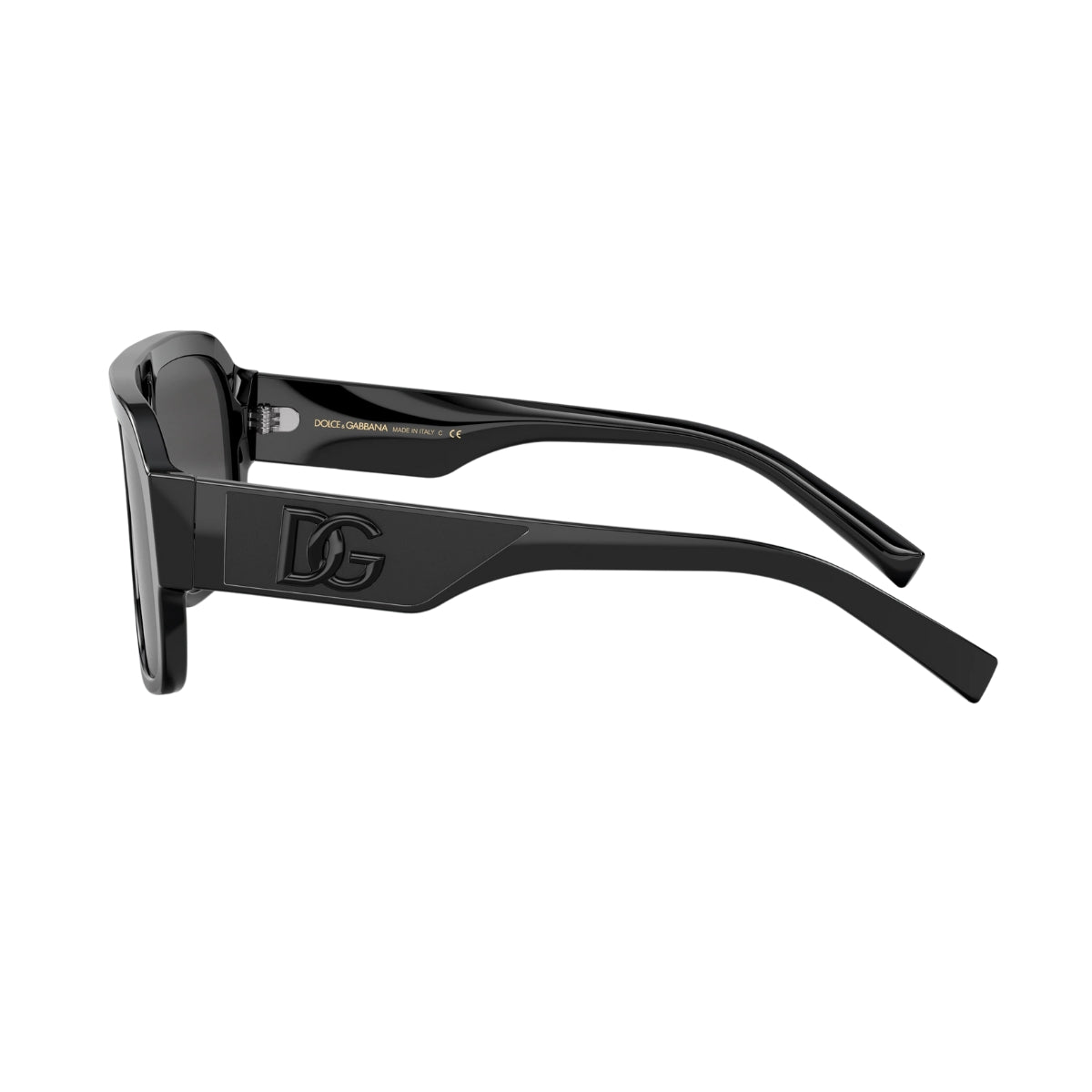 "Unisex black acetate Dolce & Gabbana DG 4403 sunglasses with UV protection – Optorium"
