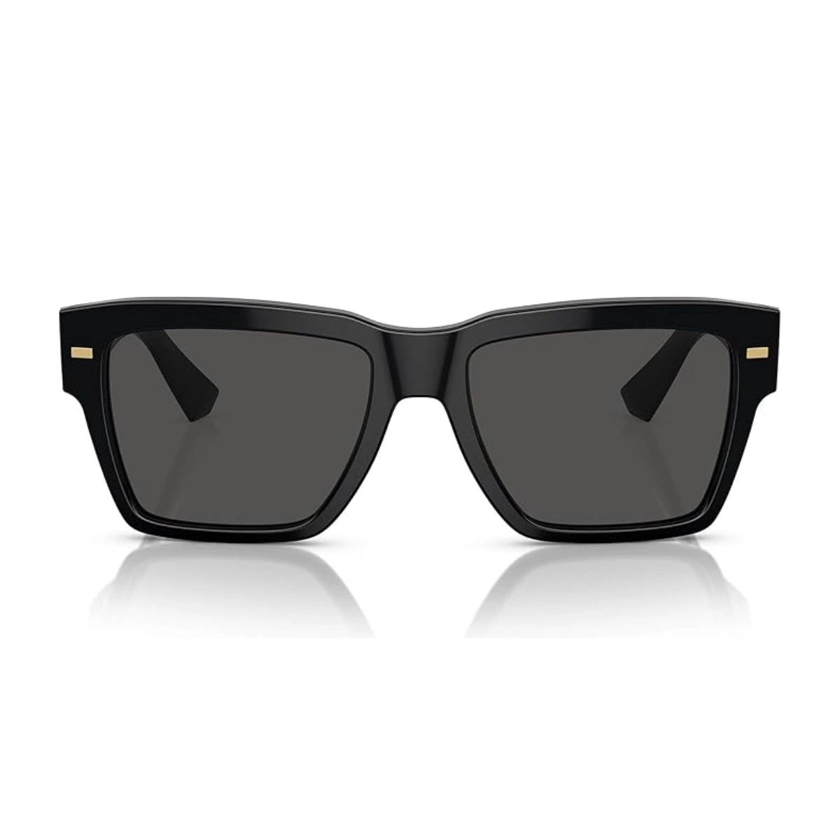 Dolce Gabbana DG4431 black square sunglasses grey lenses