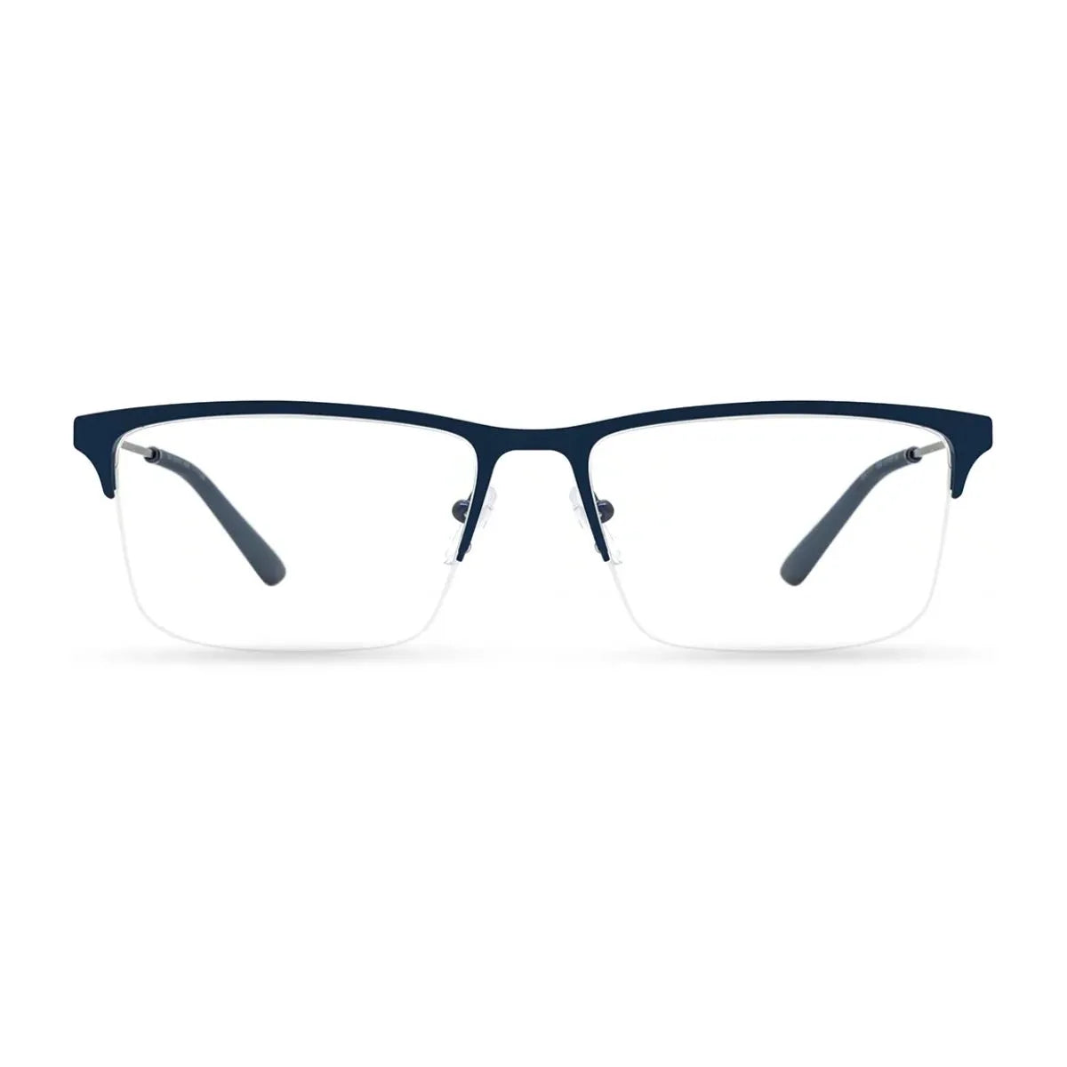 Emporio Armani EA 1177 3424 blue half rim optical frame for men at Optorium