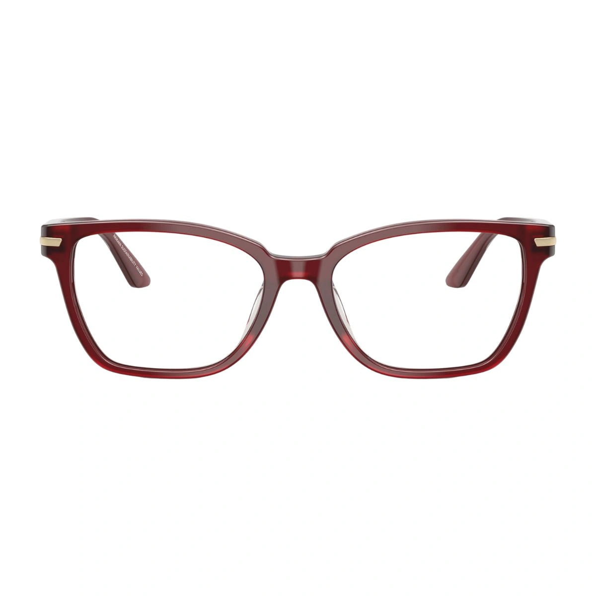 Emporio Armani EA 3282BU 6377 red full frame eyeglasses for women at Optorium