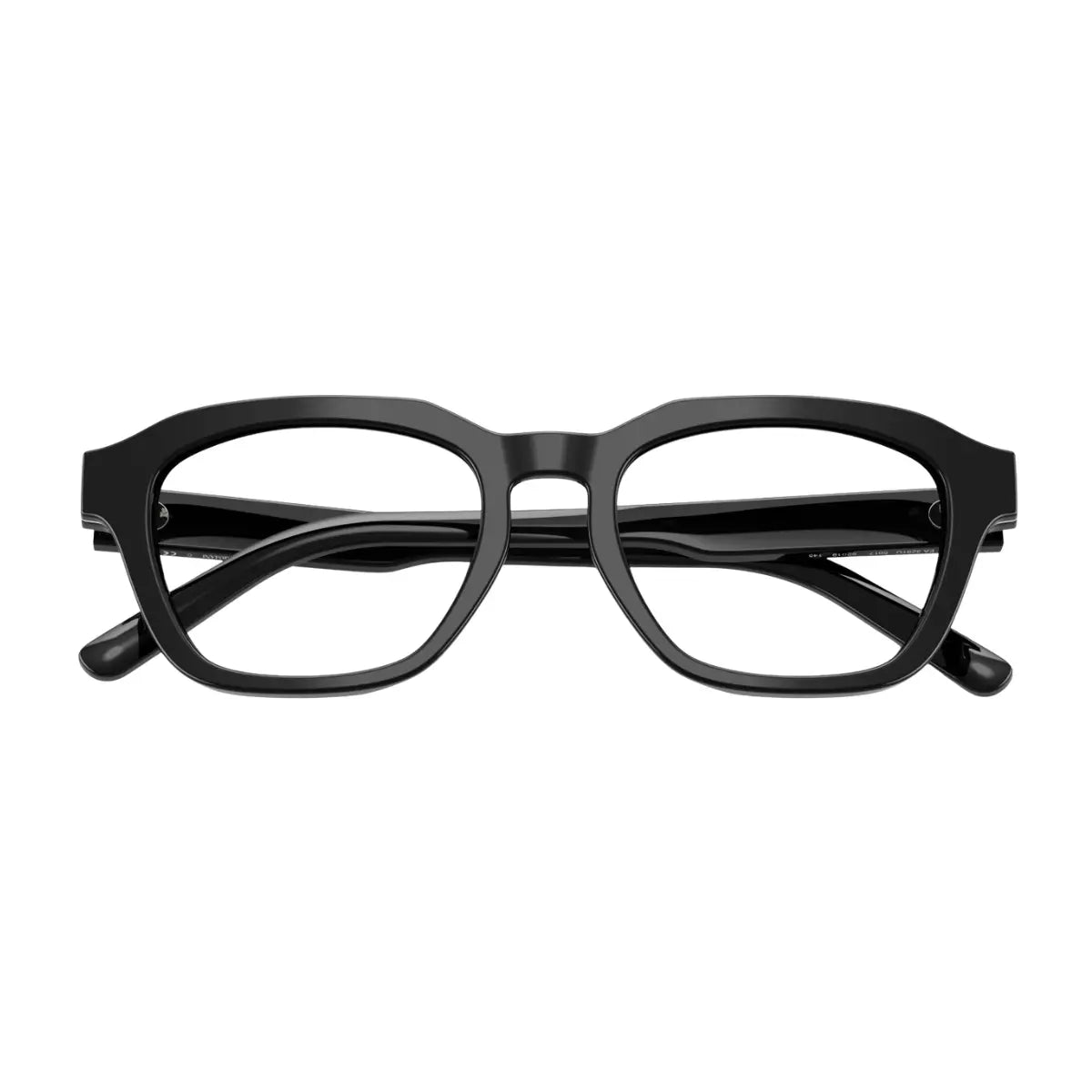 Black Emporio Armani full-frame prescription eyeglasses for men at Optorium India