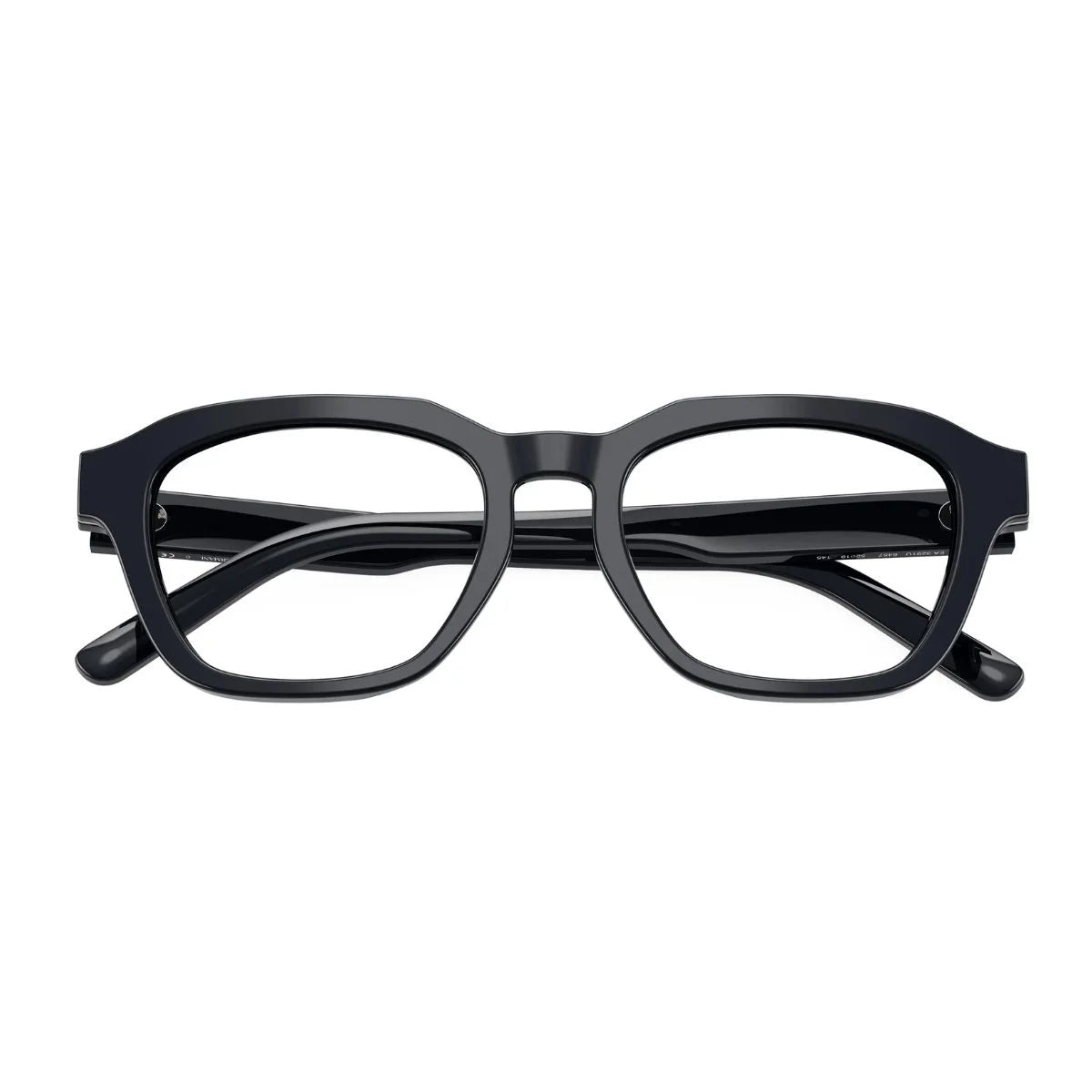 Modern Emporio Armani EA3291U blue optical frames with signature Eagle logo