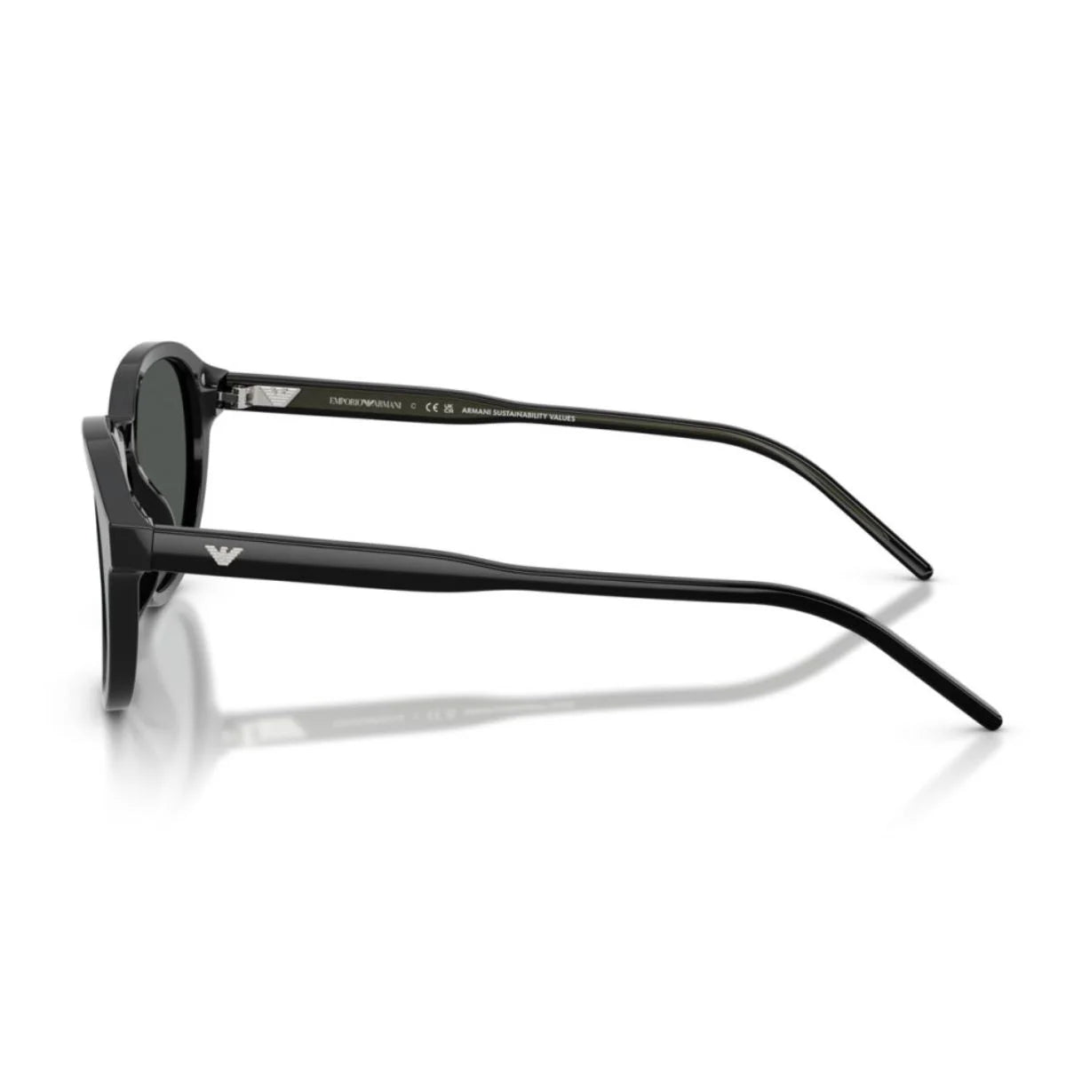 Signature Eagle logo on Emporio Armani EA4247U 5017/87 men's sunglasses