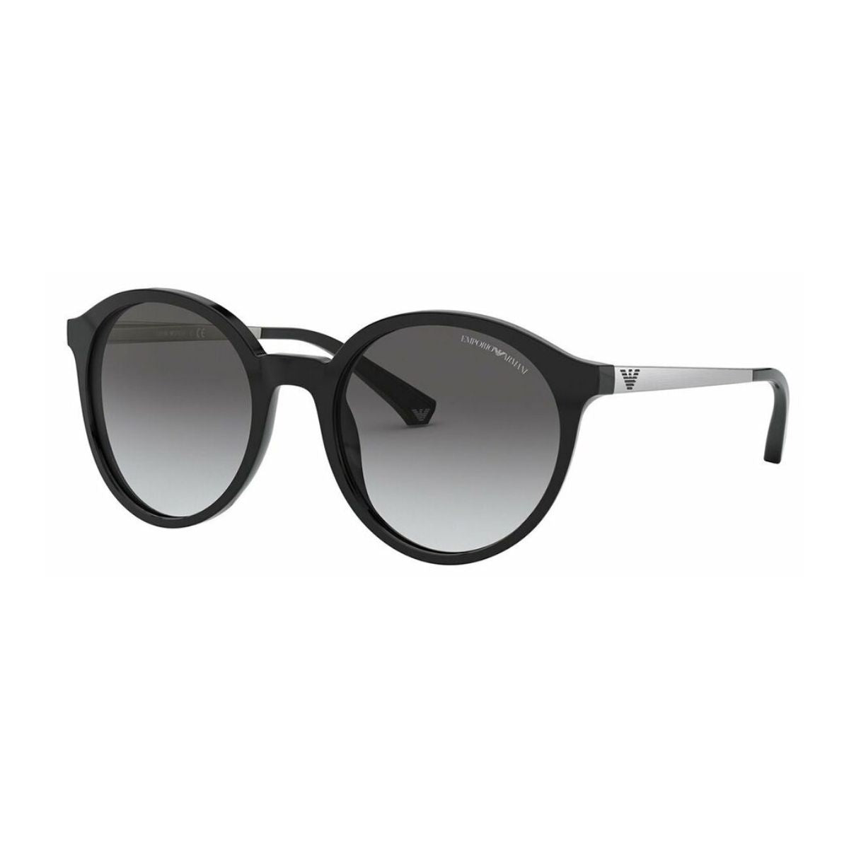 "Shop trendy Emporio Armani 4134 5017/11 women's round sunglasses online at Optorium, buy stylish."