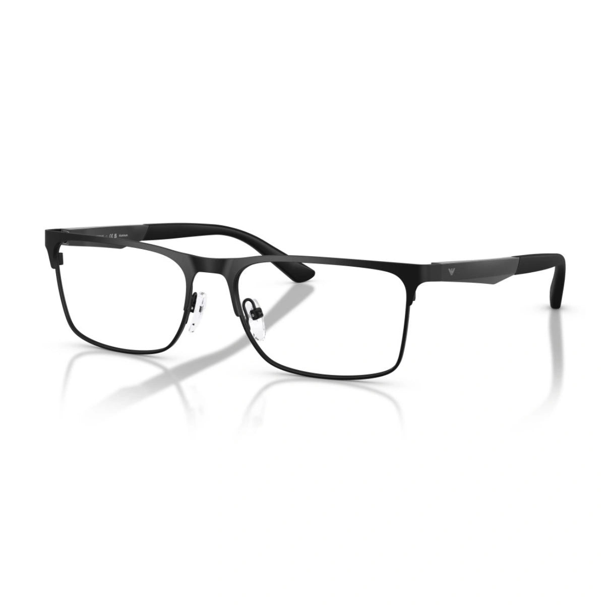 Luxury Emporio Armani EA1183 black aluminum optical frame for men
