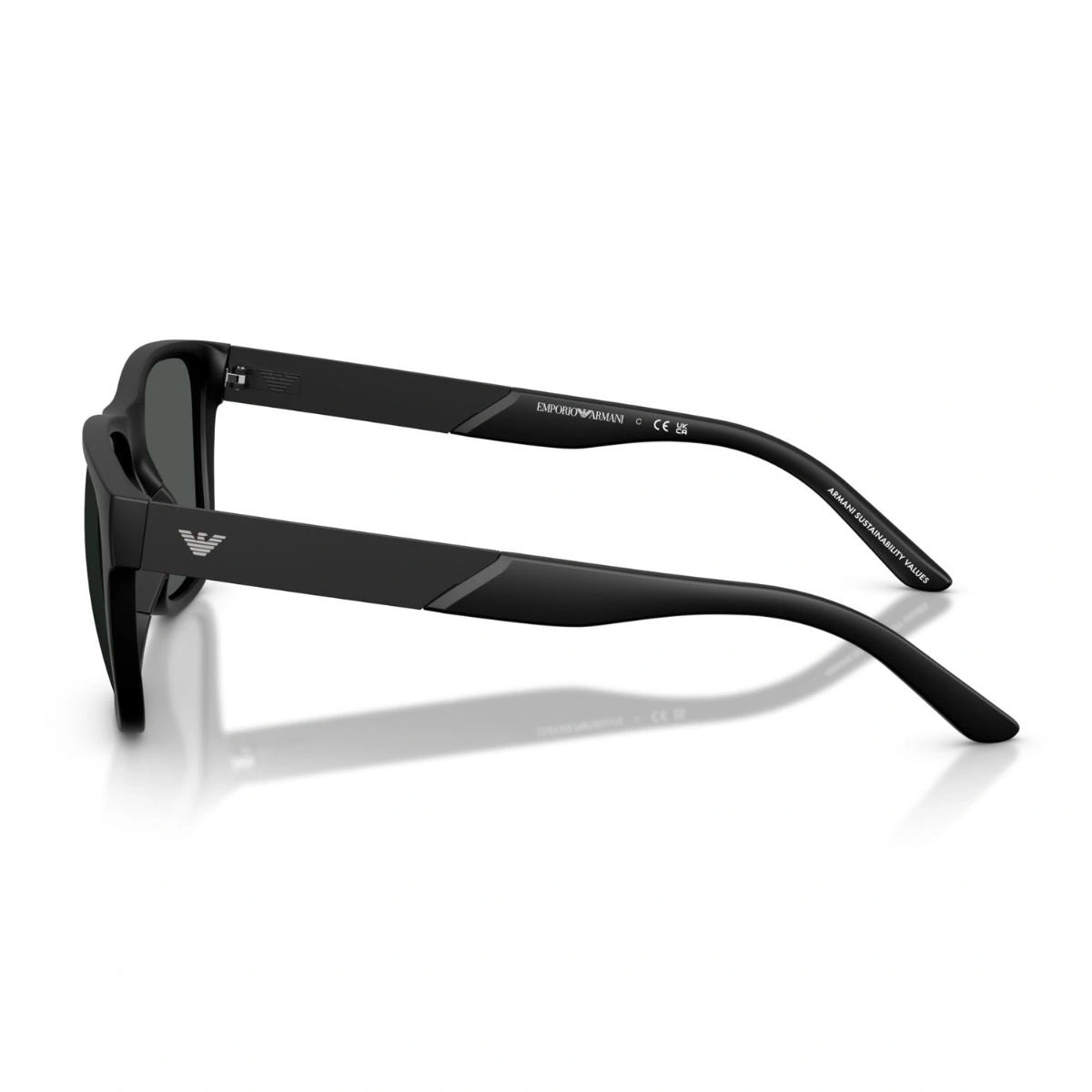 Exclusive Emporio Armani EA4243 Square Shades in Matte Black for Unisex
