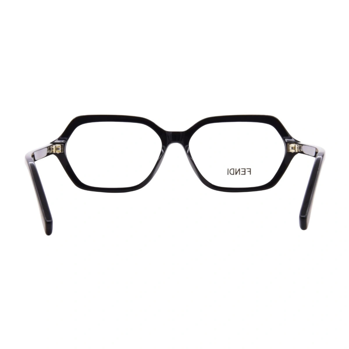 Premium Fendi women's black acetate designer spectacles optical eyewear shop