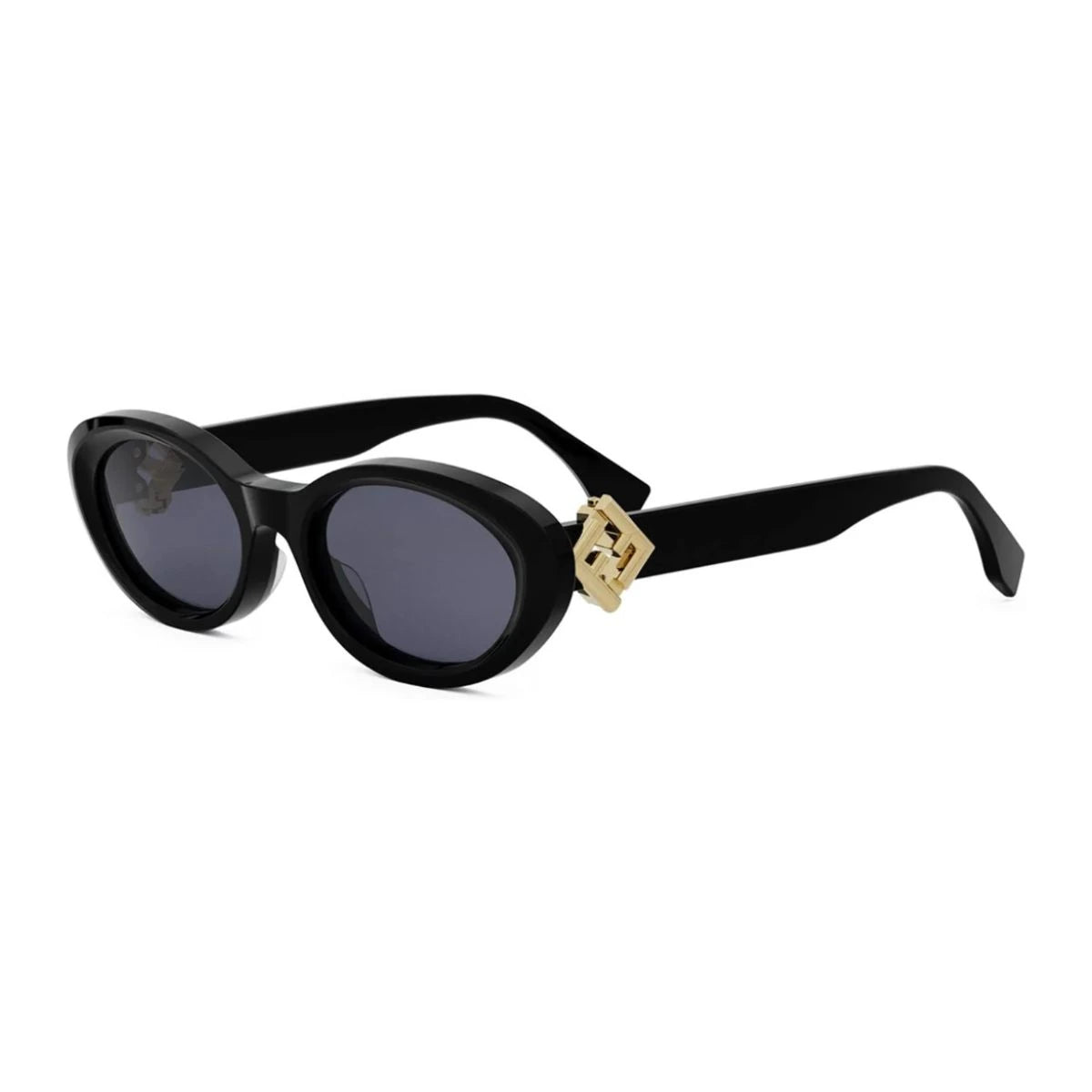 Fendi oval shades FE40140U 01A black colour luxury women eyewear at Optorium