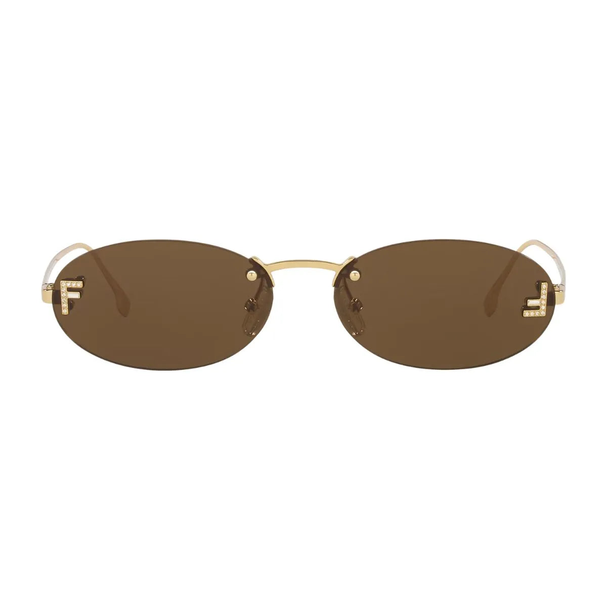 Fendi FE4075US 30J women’s sunglasses green lenses at Optorium