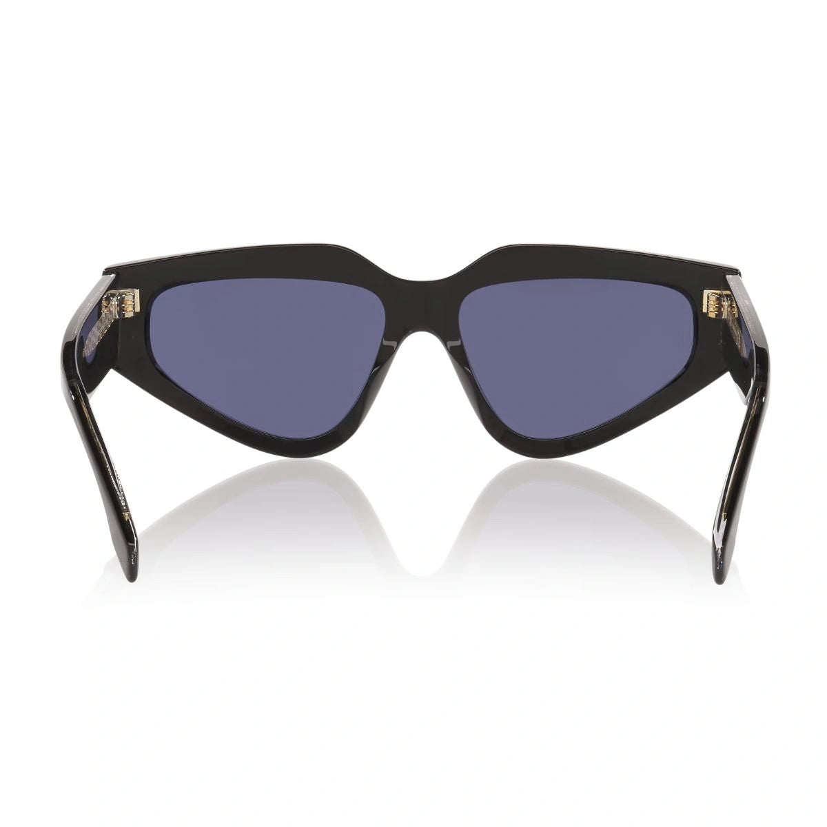 Fendi Roma cat eye sunglasses with gold logo temples for women style