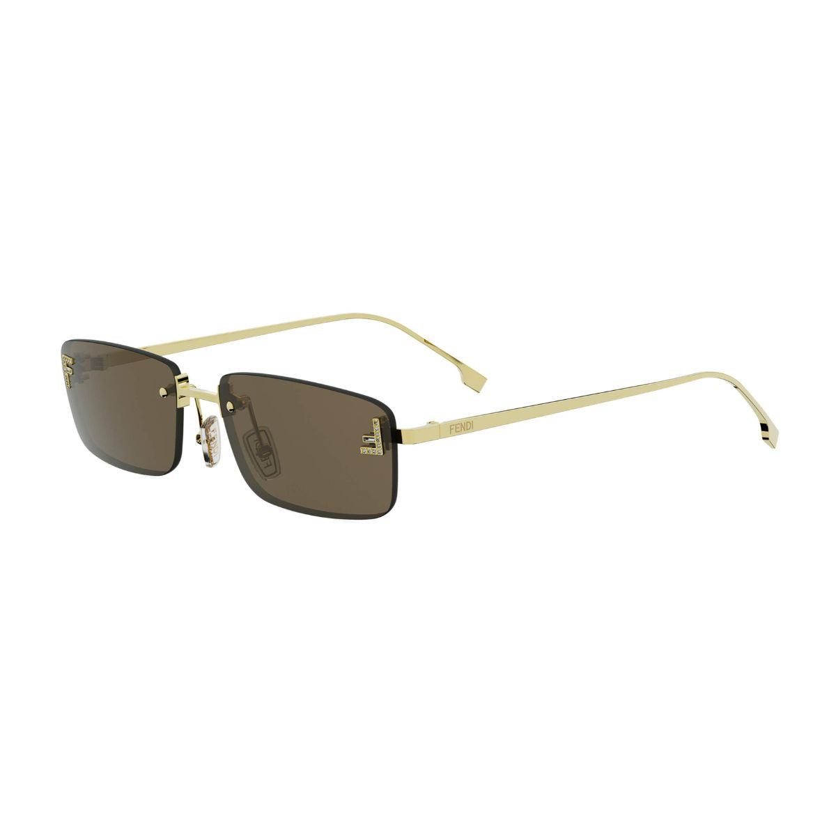 Fendi First Crystal FE4172US Designer Sunglasses for Women