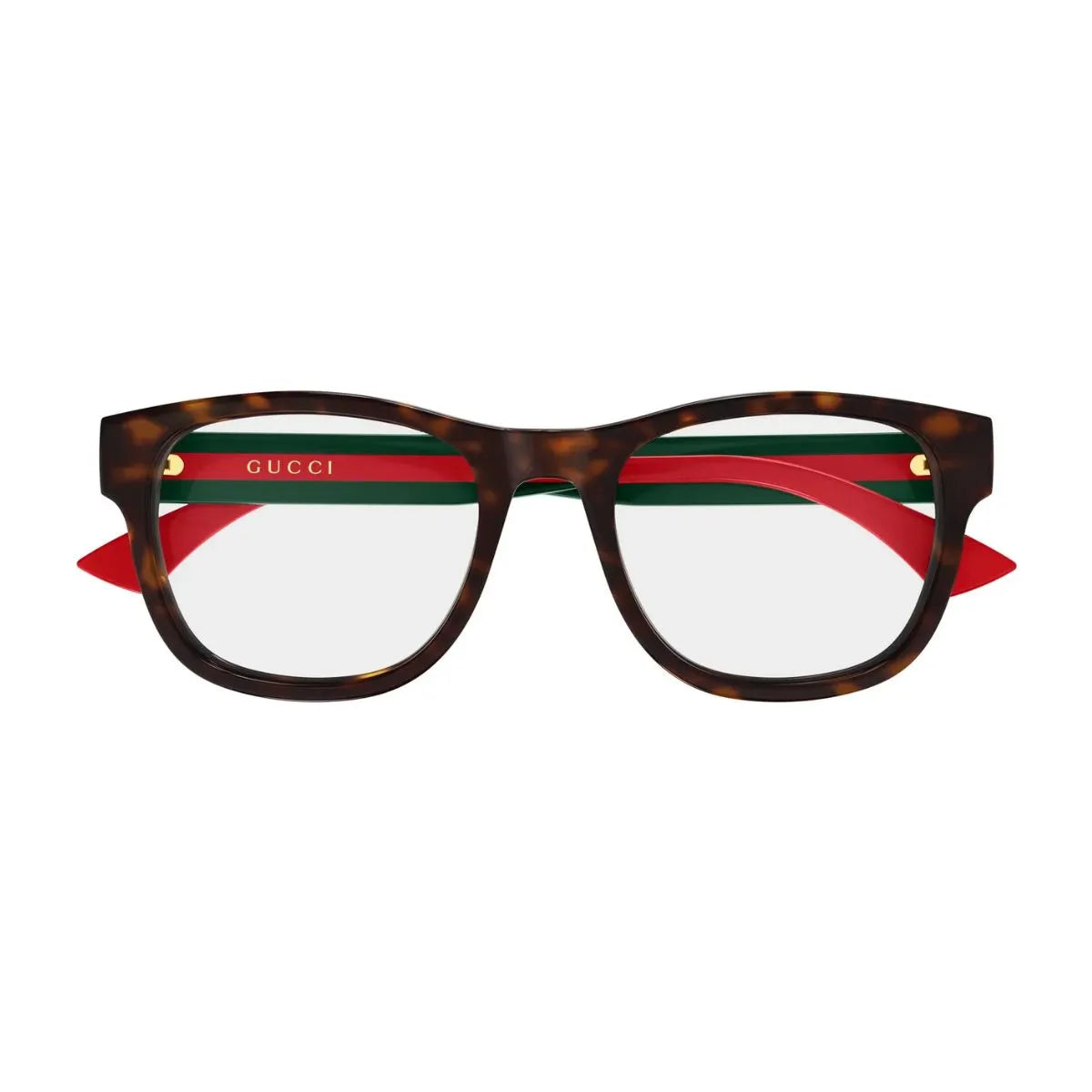 Branded Gucci GG0004ONN 002 Havana full-rim prescription glasses at Optorium