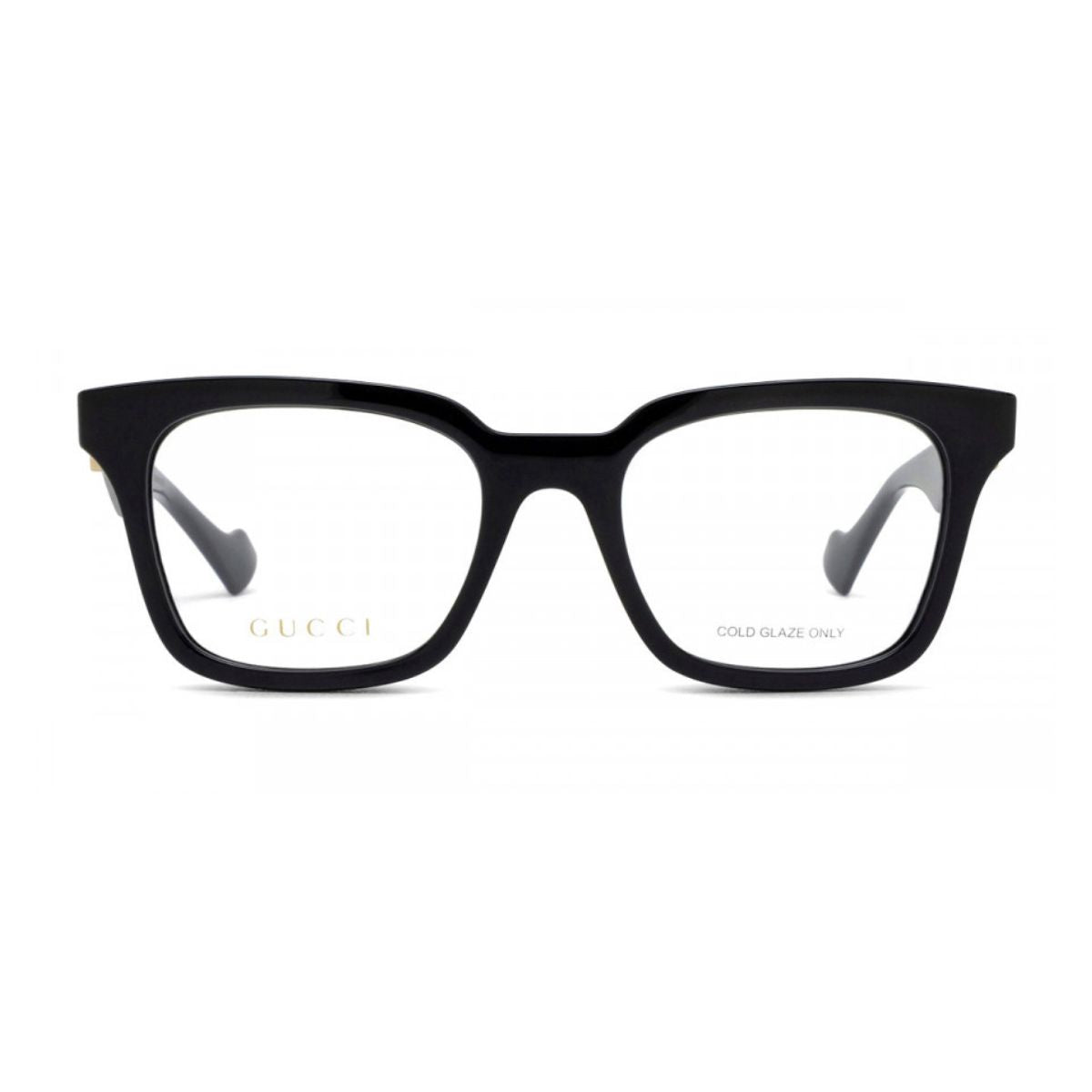 Gucci GG1728O 001 black cat-eye optical frame – sleek and stylish design for women. Shop luxury eyewear online at Optorium for a chic look.