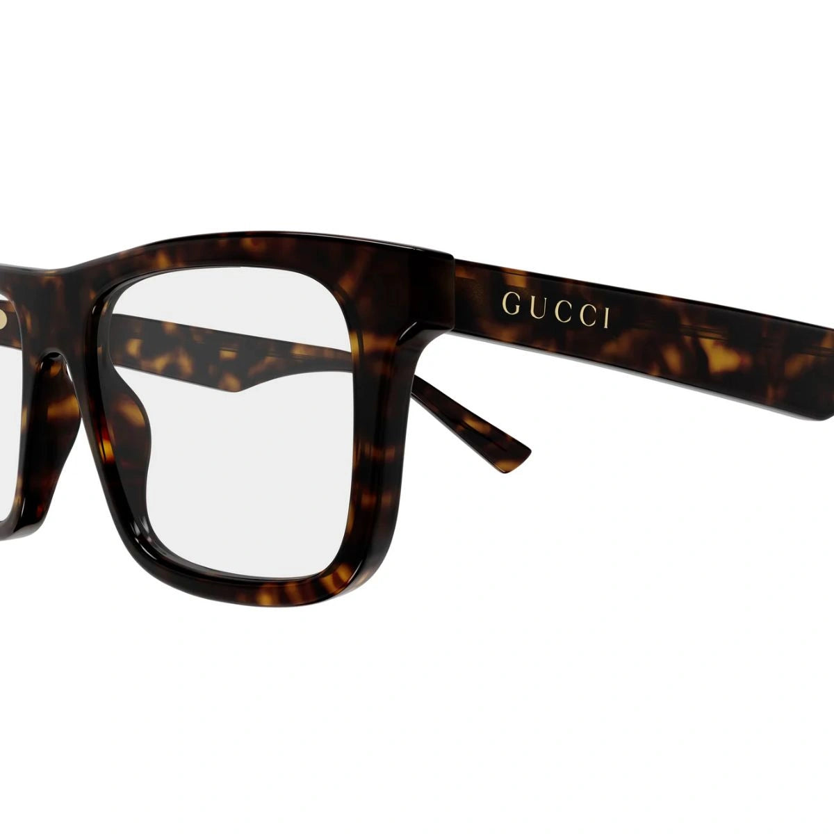 Designer square acetate eyewear in Dark Havana Gucci GG2184O 002 optical