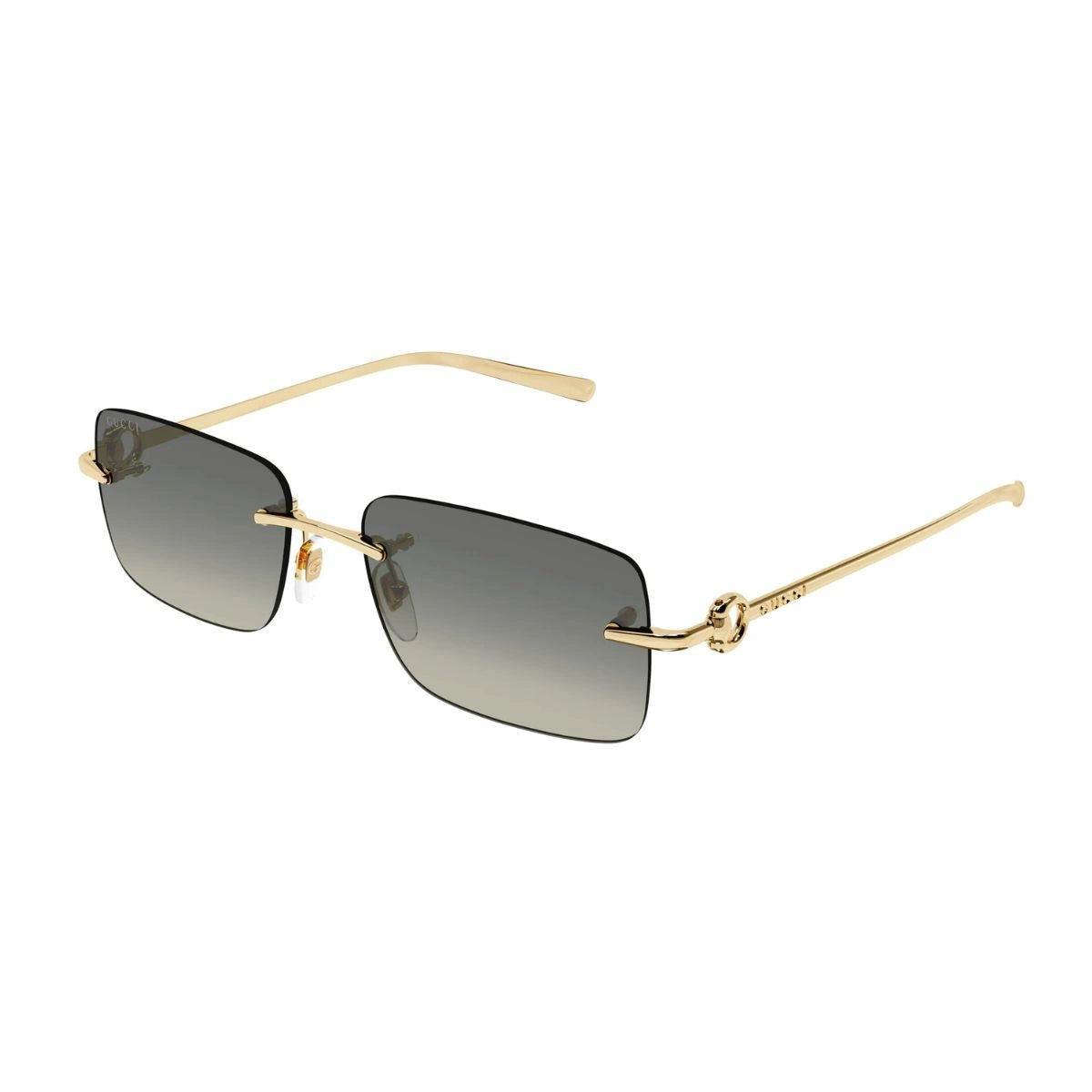 Shop Gucci GG1703S 005 designer rimless sunglasses at Optorium India