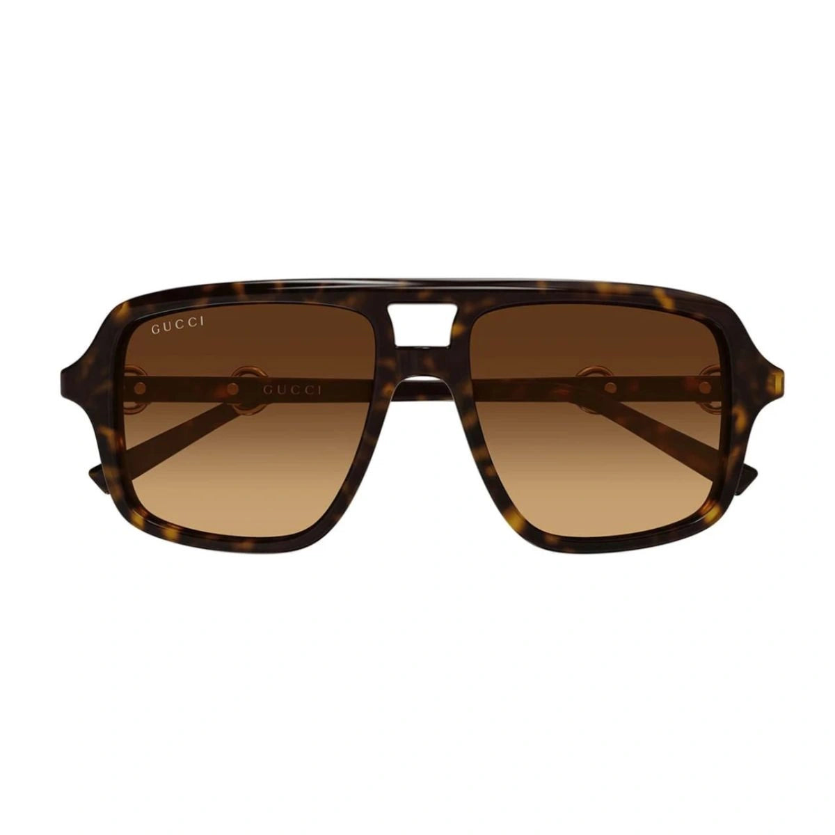 Elevate your style with Gucci GG2052S 008 brown gradient aviator sunglasses