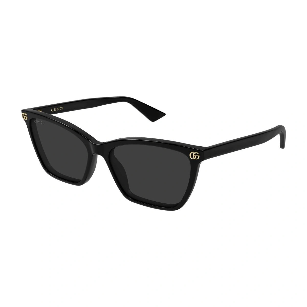 Authentic Gucci GG2111S 001 women's black designer cat eye sunglasses online