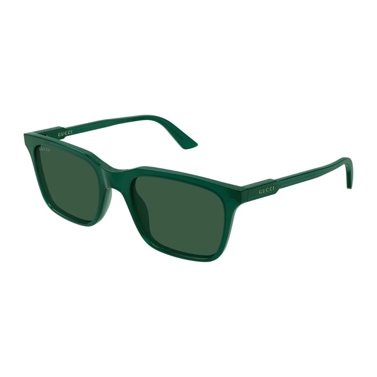 Gucci men's transparent green sunglasses with UV protection lenses at Optoriu India