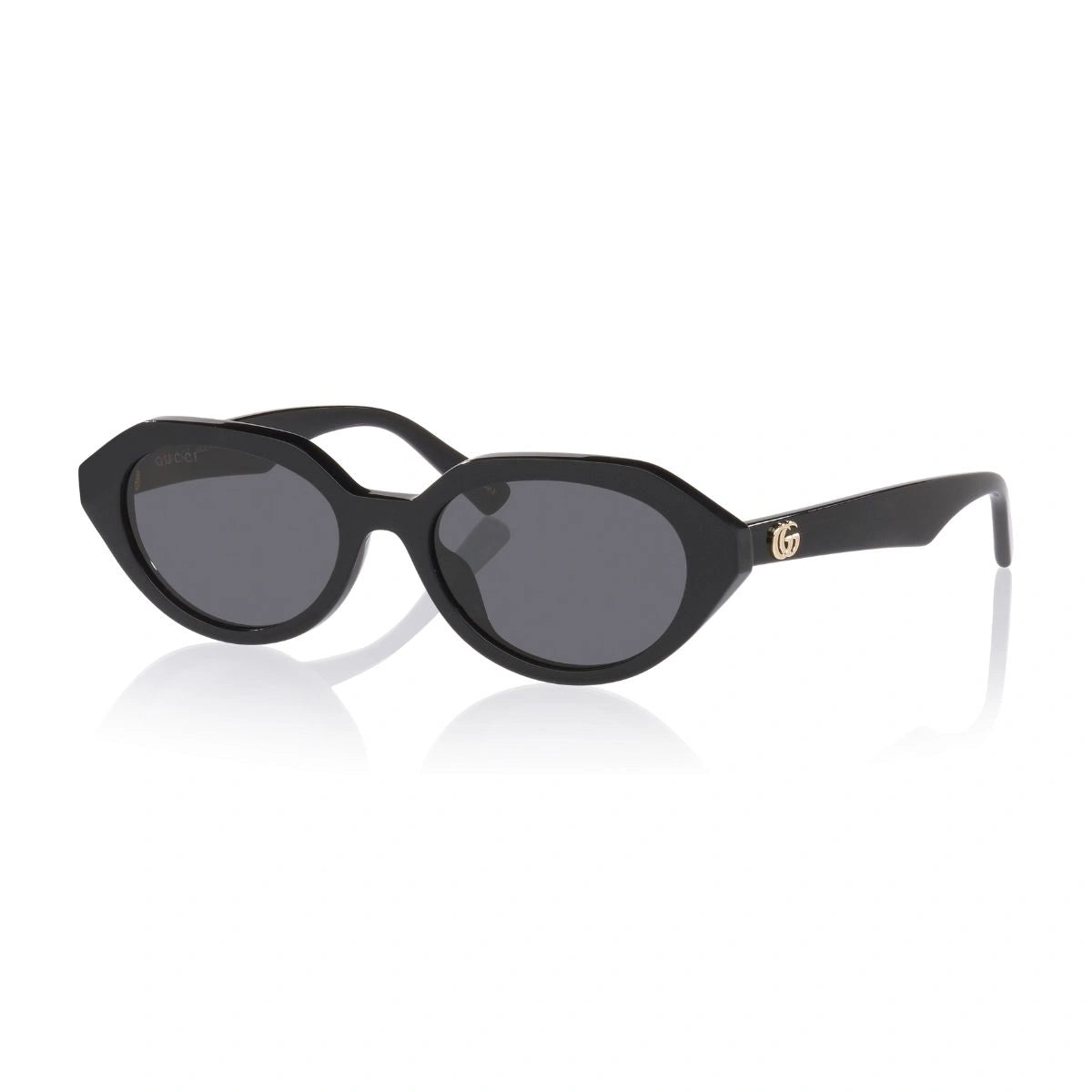 Authentic Gucci GG2178S 001 luxury black oval sunglasses with UV400 protection