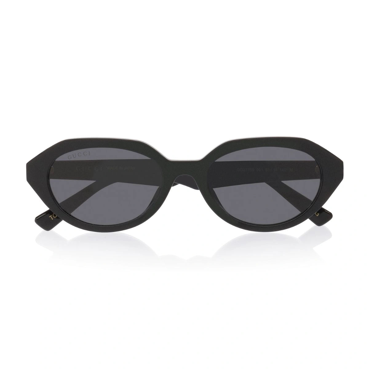 Gucci GG2178S 001 black designer sunglasses for women with iconic GG temples