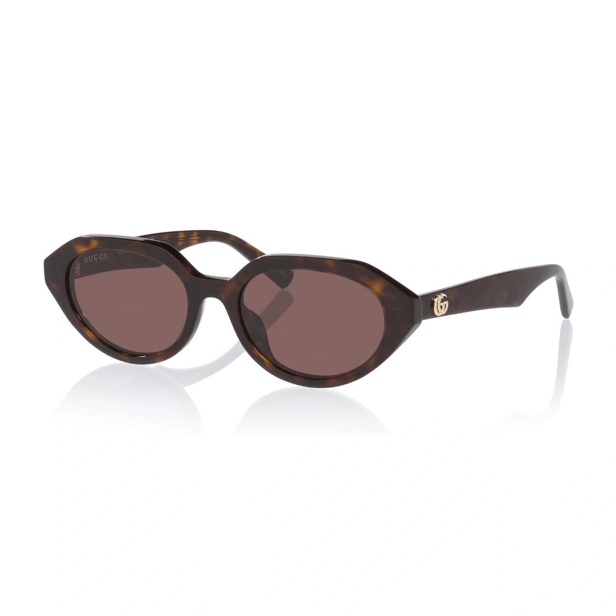 Authentic Gucci GG2178S 002 brown UV400 oval designer sunglasses for women
