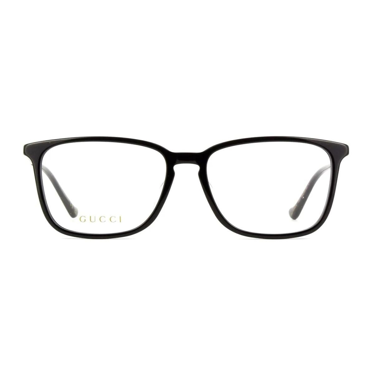 "buy Gucci GG1609OA 001 square shape power glasses frame for men's online at optorium"