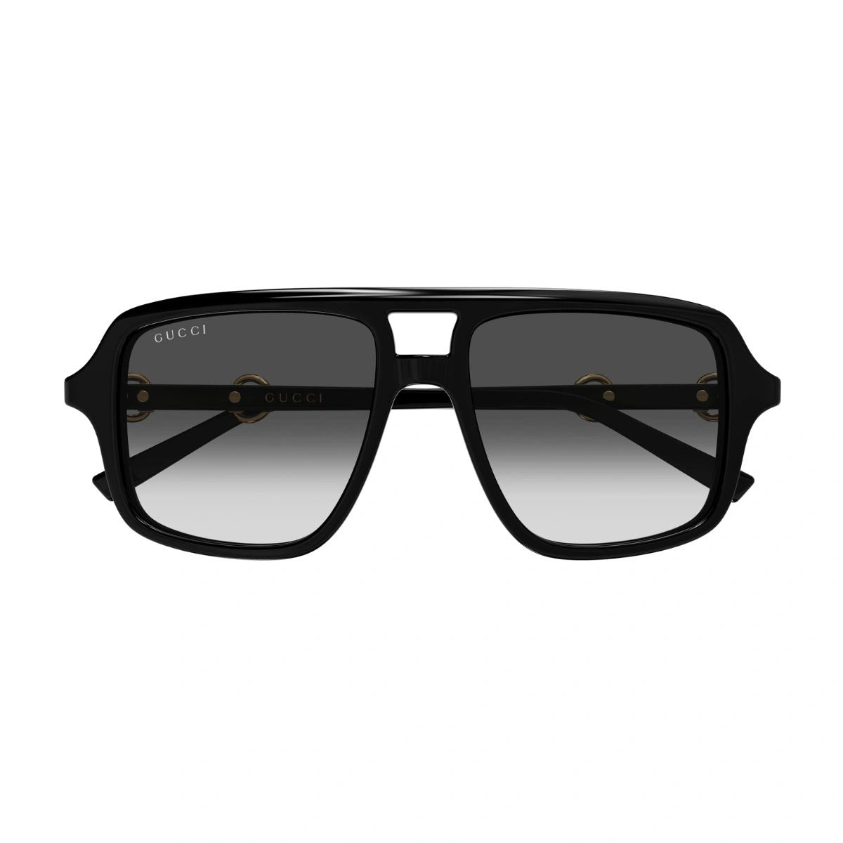 Gucci pilot shades GG2052S 007 temple logo detail close