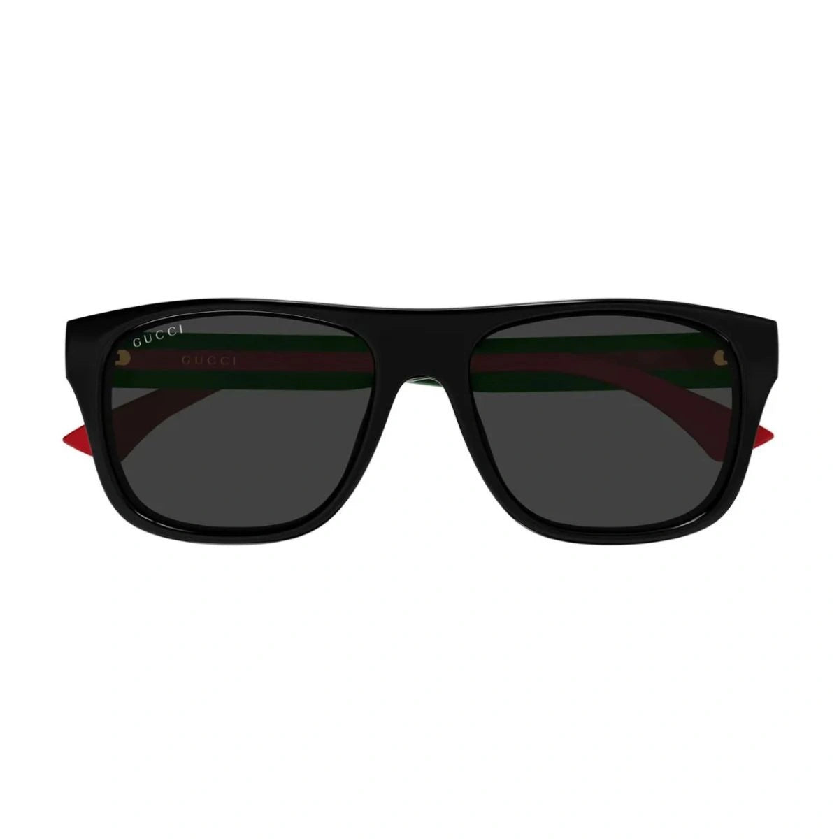 Gucci GG2119S 001 black square sunglasses front view clean