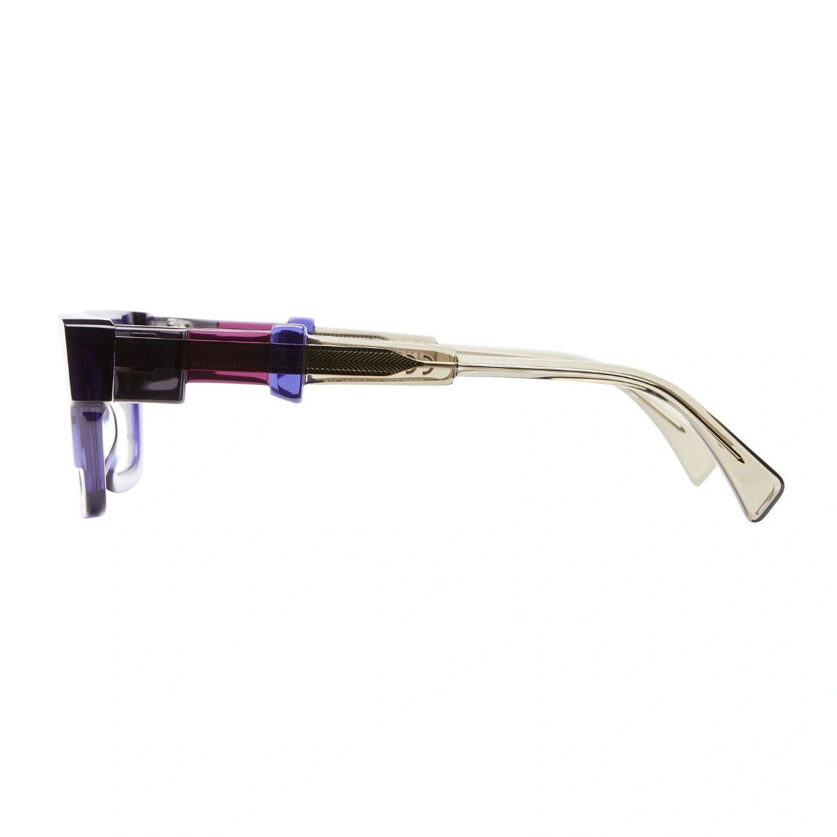 Authentic Kuboraum I01 BLUE luxury unisex square optical eyewear frame