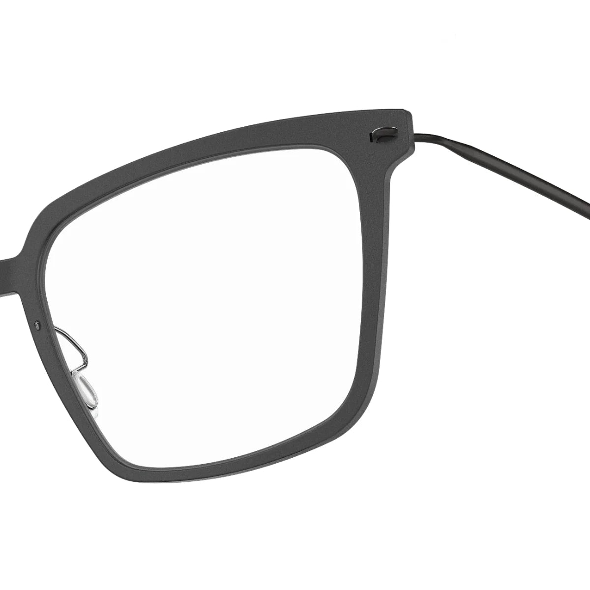 Lindberg opticalframe 6639 U9 square shape matte black eyeglasses optorium