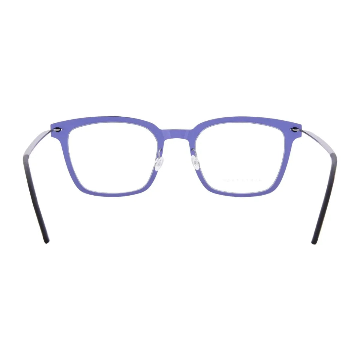 Lindberg n.o.w. 6645 P10 transparent blue titanium square eyeglasses unisex at Optorium India