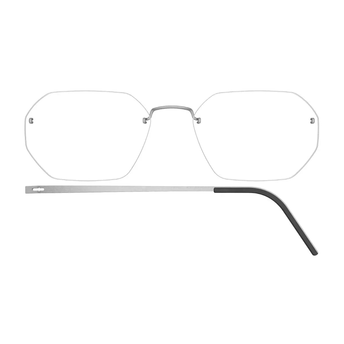 Lindberg Spirit Titanium Frame 2469 10 rimless square eyeglasses – Optorium