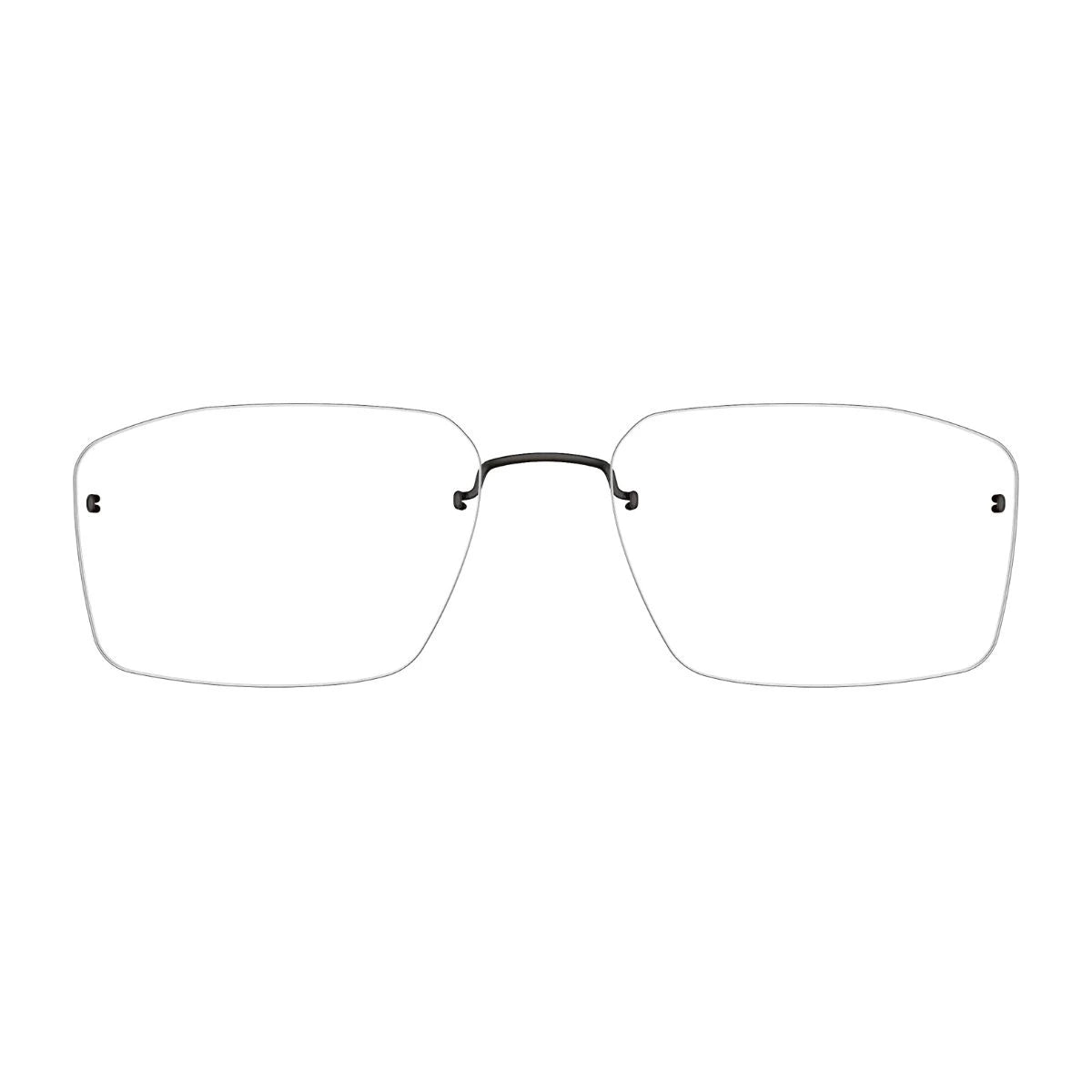 Lindberg rectangle optical frame with black Havana temples 2577 K281/U9 at Optorium