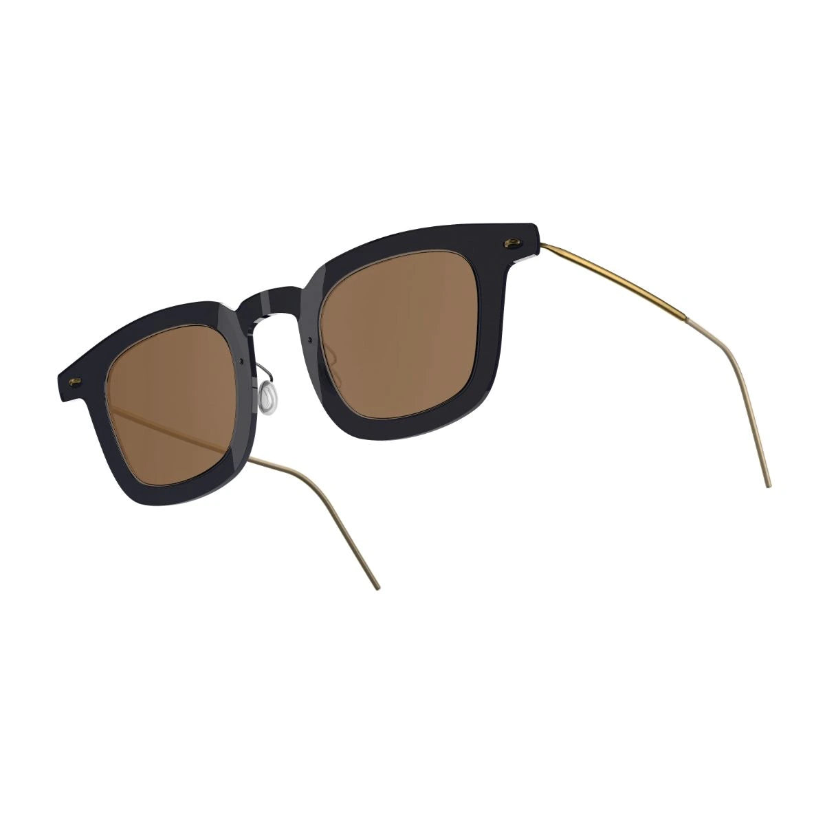 Lindberg 8346 GT unisex black full frame shades with UV protection lenses at Optorium