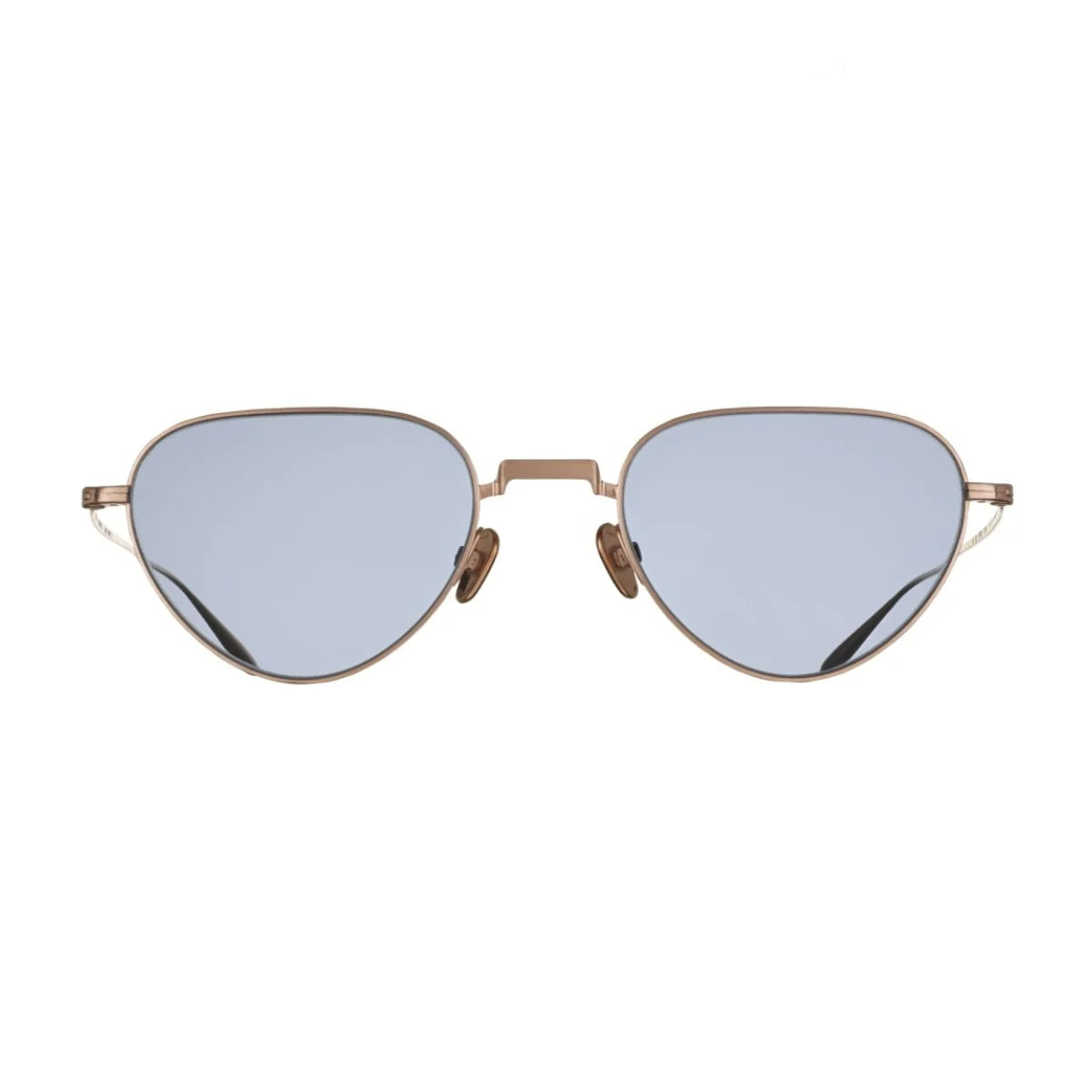 Massada Quadratic Sunglasses 9790 BRG brushed rose gold full frame optorium