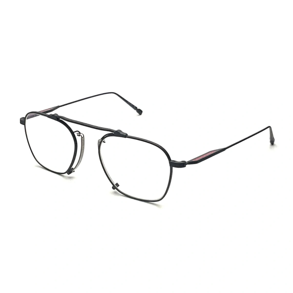 Japanese titanium Matsuda M3129 MBK unisex full-rim optical frame