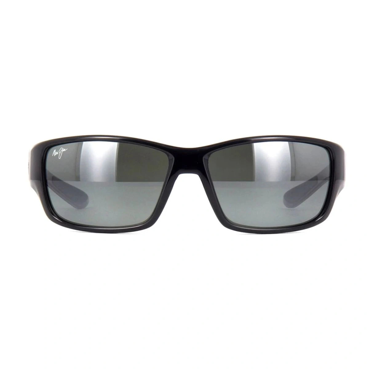 Maui Jim Local Kine MJ810-07E men's black wraparound polarized sunglasses