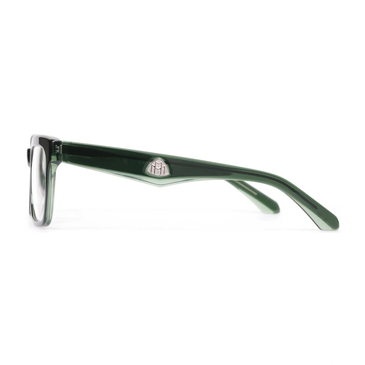 Maybach Chairman I Green Rectangle Prescription Eyeglasses for Men Luxury Frame